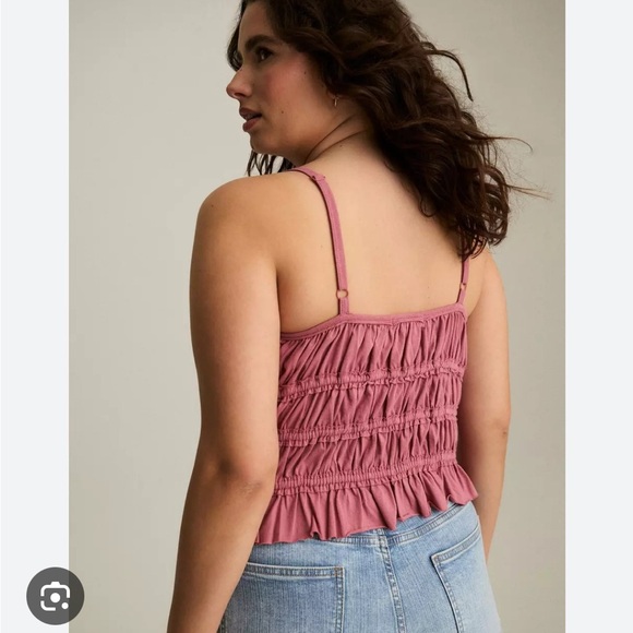 Torrid Festi Smocked  Crop Cami - Picture 2 of 6